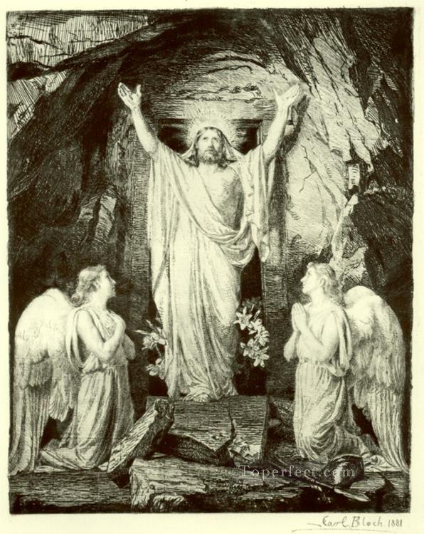 Resurrection of Christ Carl Heinrich Bloch Oil Paintings